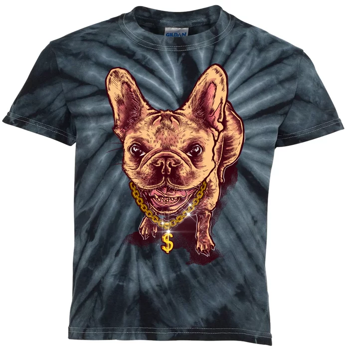 French Bulldog Kids Tie-Dye T-Shirt