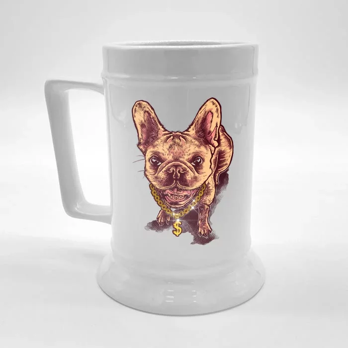 French Bulldog Front & Back Beer Stein