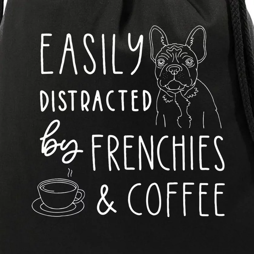 French Bulldog  French Bulldog Gifts Dog Lover Drawstring Bag