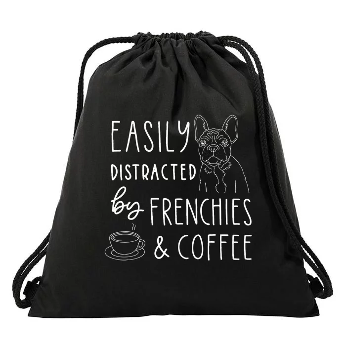 French Bulldog  French Bulldog Gifts Dog Lover Drawstring Bag