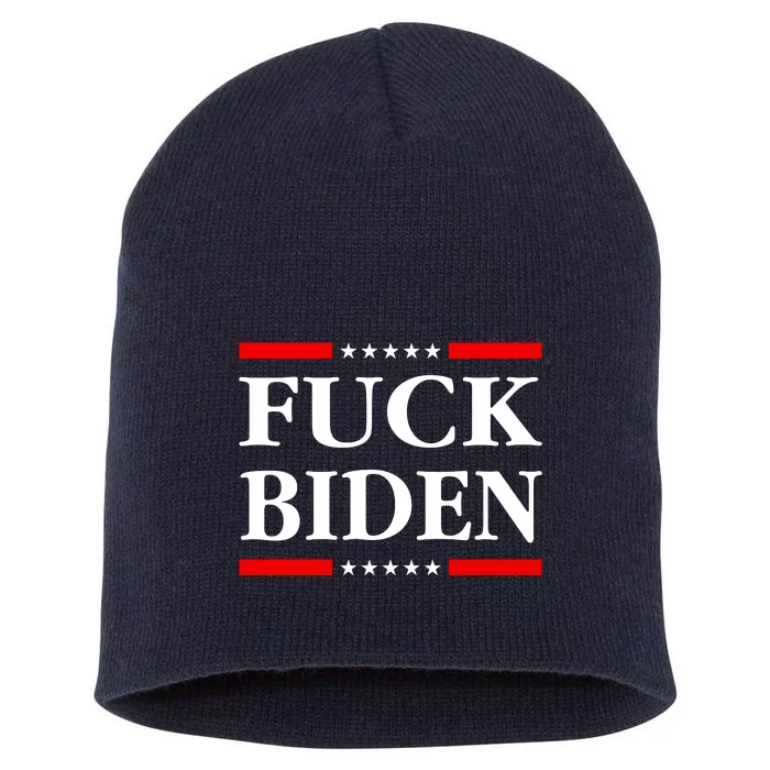 Fuck Biden Short Acrylic Beanie