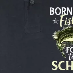 Funny Bass Fishing Graphic Fishermen Softstyle Adult Sport Polo