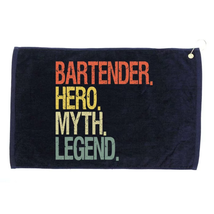 Funny bartender Grommeted Golf Towel