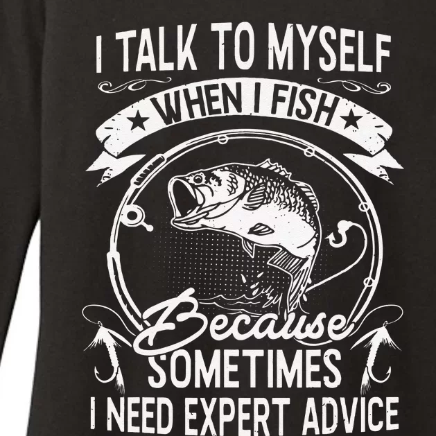 Funny Bass Fishing Quote Fishing Adult Humor Quote Womens CVC Long Sleeve Shirt