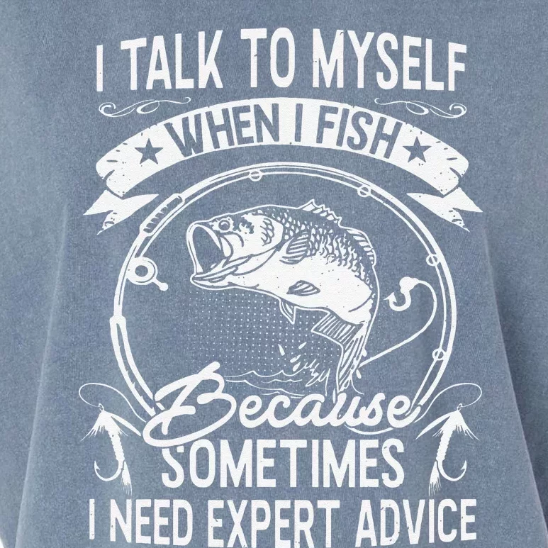 Funny Bass Fishing Quote Fishing Adult Humor Quote Garment-Dyed Women's Muscle Tee