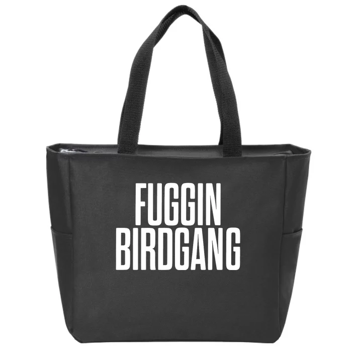 Fuggin Birdgang Zip Tote Bag