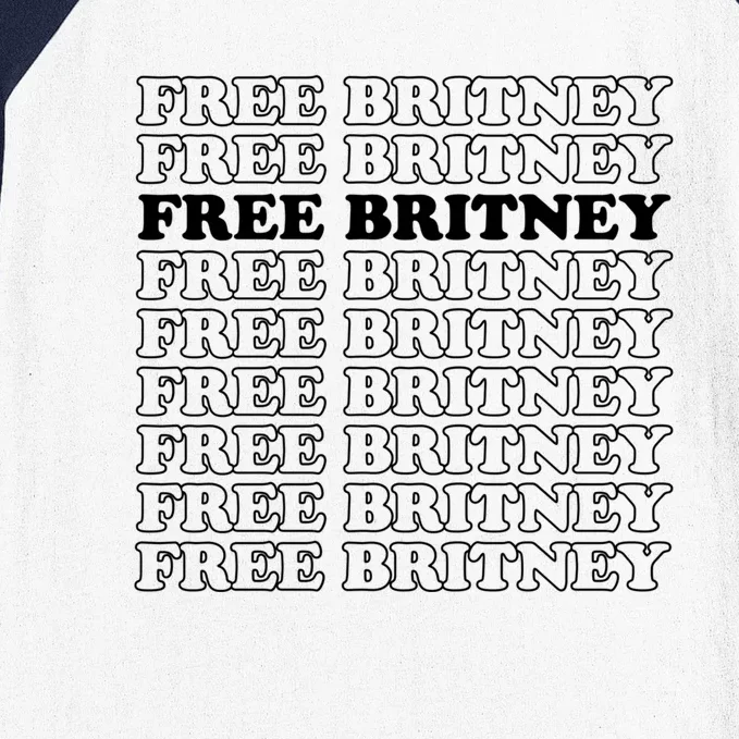 Free Britney #Freebritney Baseball Sleeve Shirt