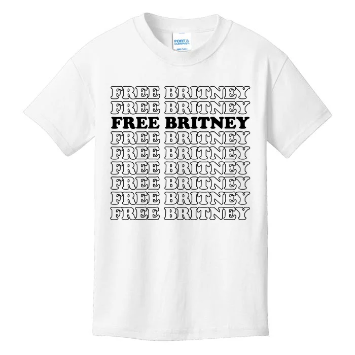 Free Britney #Freebritney Kids T-Shirt