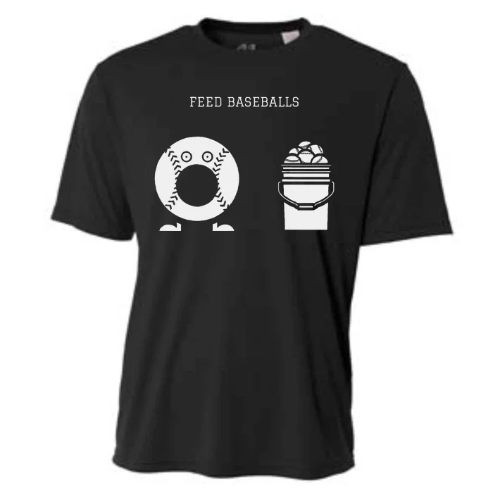 Feed Baseballs Cooling Performance Crew T-Shirt