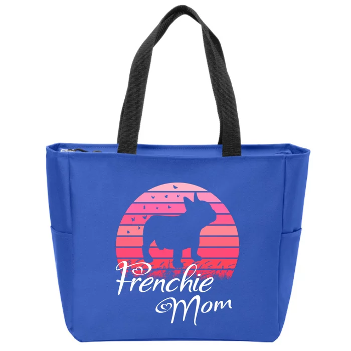 French Bulldog Frenchie Mama Dog Sayings Gift Zip Tote Bag