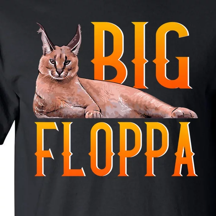 Funny Big Floppa Meme Cat Tall T-Shirt