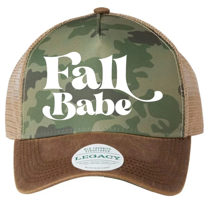 Fall Babe Fall Funny Legacy Tie Dye Trucker Hat