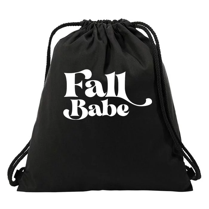 Fall Babe Fall Funny Drawstring Bag