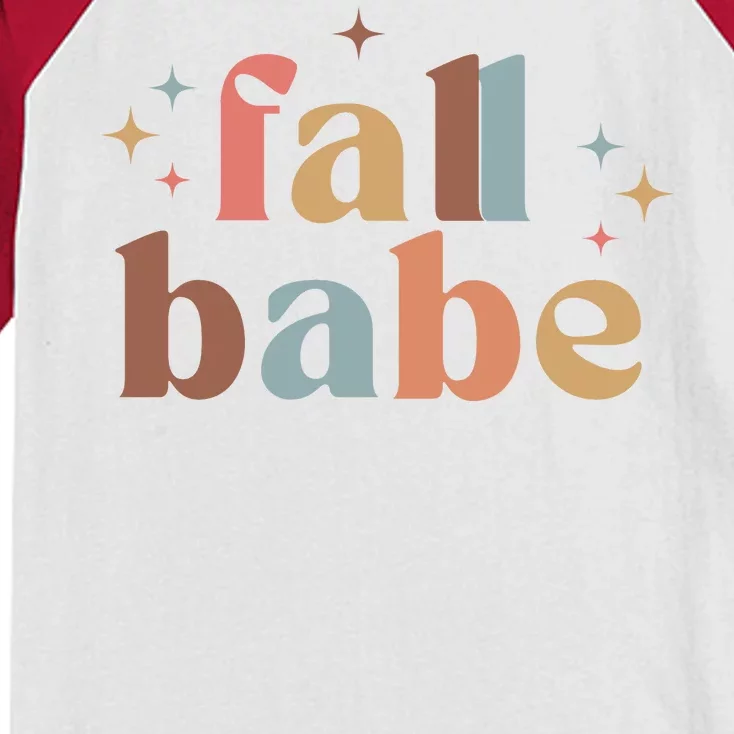 Fall Babe Kids Colorblock Raglan Jersey