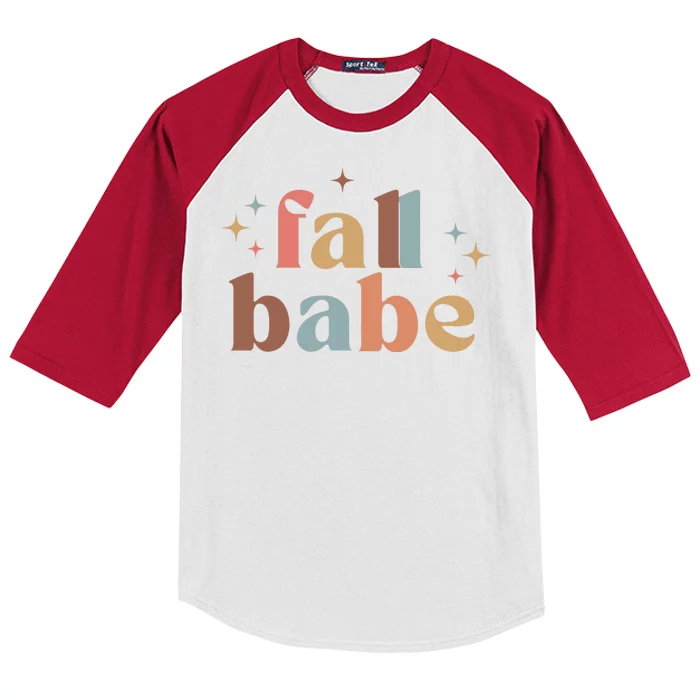 Fall Babe Kids Colorblock Raglan Jersey