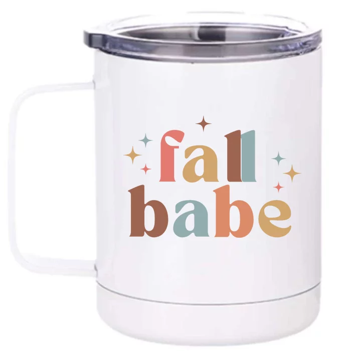 Fall Babe Front & Back 12oz Stainless Steel Tumbler Cup