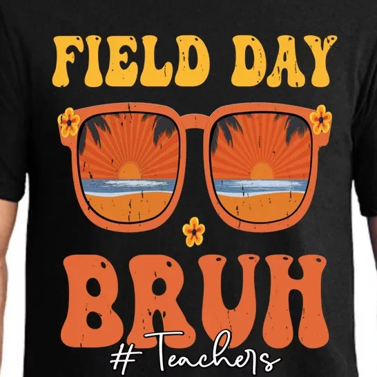 Funny Bruh Field Day For Teacher Gift Pajama Set