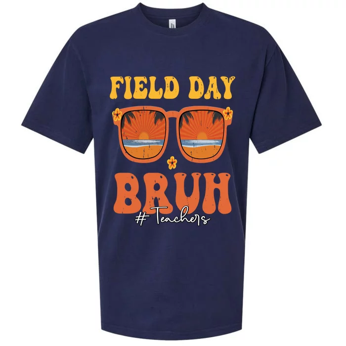 Funny Bruh Field Day For Teacher Gift Sueded Cloud Jersey T-Shirt