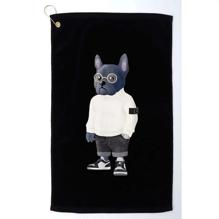 French Bulldog Platinum Collection Golf Towel