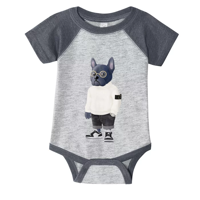 French Bulldog Infant Baby Jersey Bodysuit