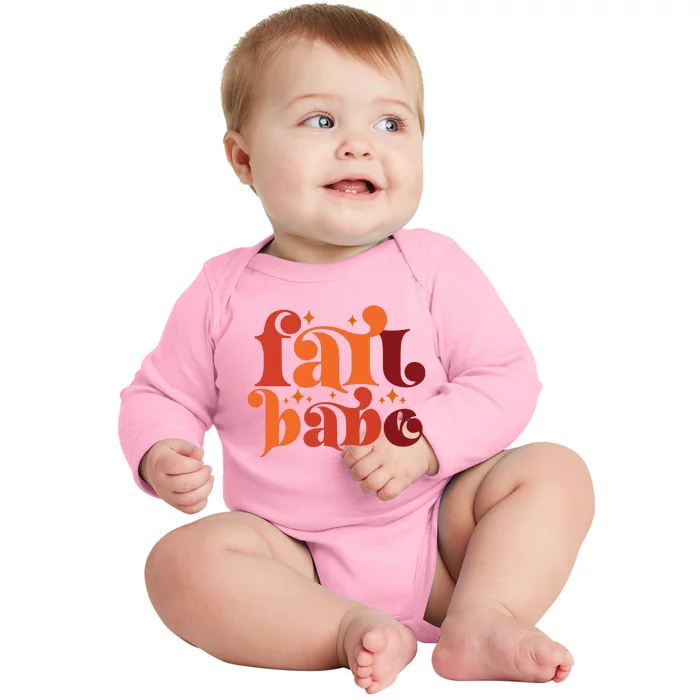 Fall Babe Baby Long Sleeve Bodysuit