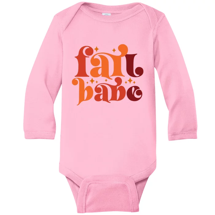 Fall Babe Baby Long Sleeve Bodysuit