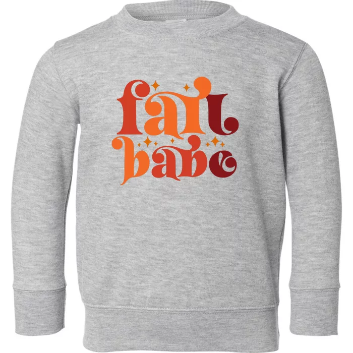 Fall Babe Toddler Sweatshirt