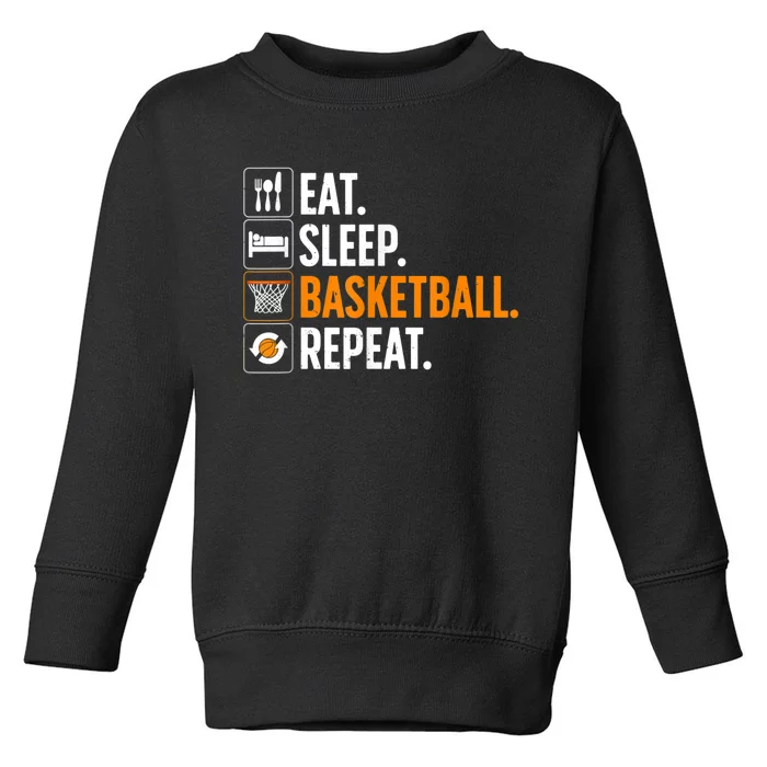 Funny Basketball For Men Women Team Sport Basketball Player Toddler Sweatshirt