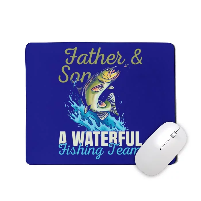 Fishing Buddies Fathers Day Pun Fishing Dad Meaningful Gift Mousepad