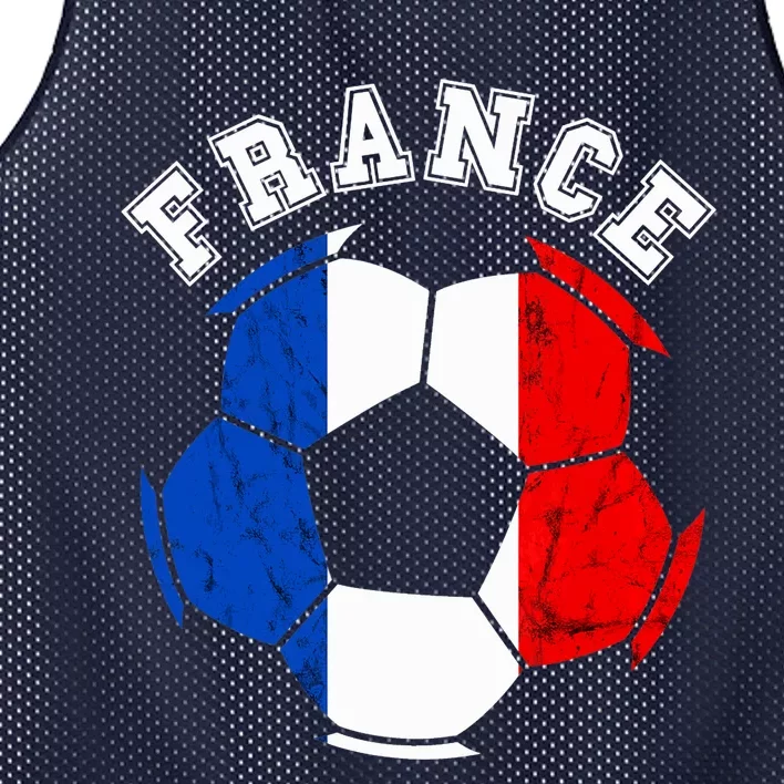 France Ball France Soccer Team French Flag French Pride Mesh Reversible Basketball Jersey Tank