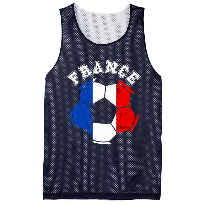 France Ball France Soccer Team French Flag French Pride Mesh Reversible Basketball Jersey Tank