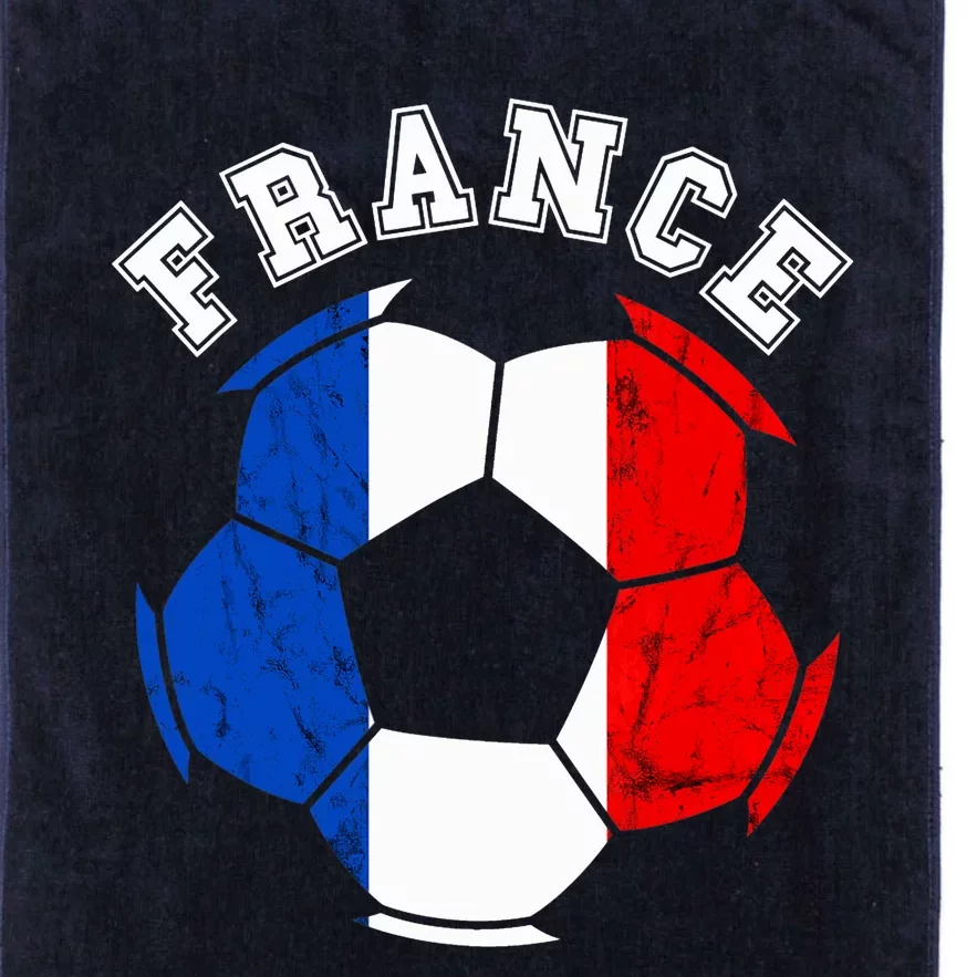 France Ball France Soccer Team French Flag French Pride Platinum Collection Golf Towel