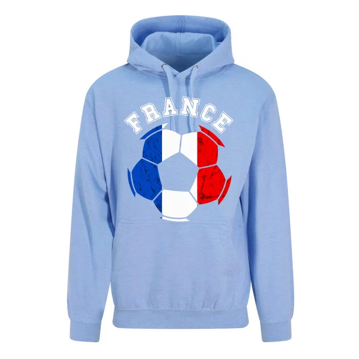 France Ball France Soccer Team French Flag French Pride Unisex Surf Hoodie