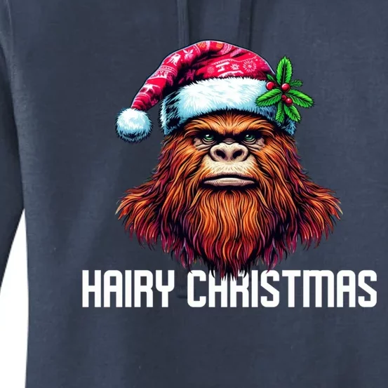 Funny Big Foot Hairy Christmas Gift Women's Pullover Hoodie