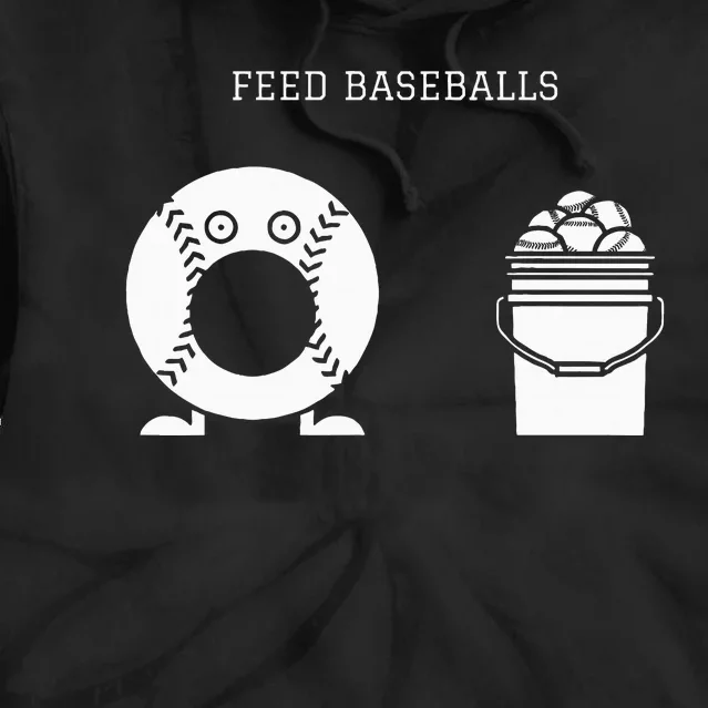 Feed Baseballs Tie Dye Hoodie