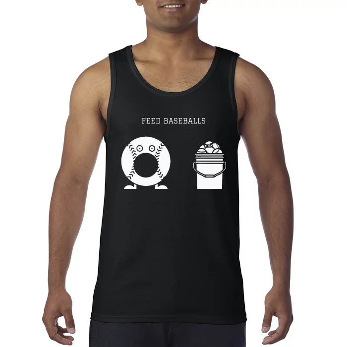 Feed Baseballs Tank Top