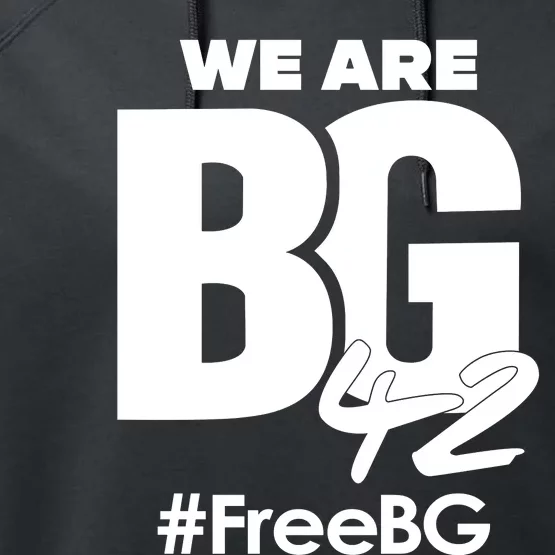 We Are BG Free BG Free Brittney Griner Out Russian Prison Performance Fleece Hoodie