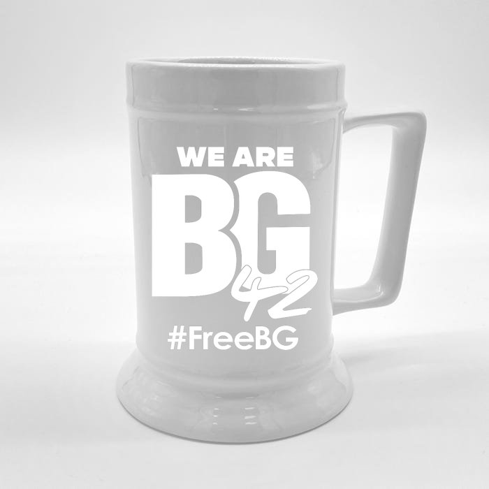 We Are BG Free BG Free Brittney Griner Out Russian Prison Front & Back Beer Stein