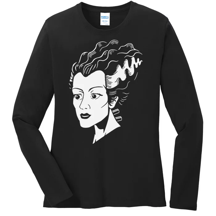 Frankenstein Bride Ladies Long Sleeve Shirt