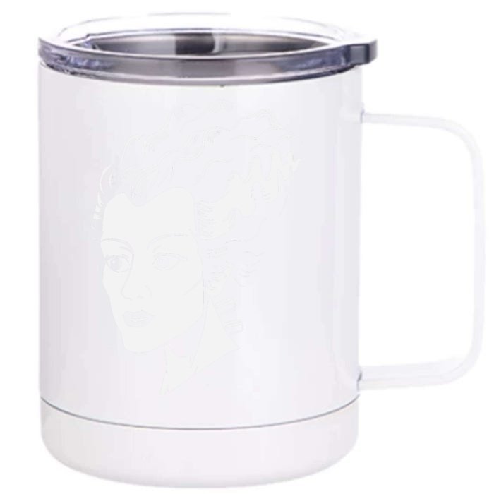 Frankenstein Bride Front & Back 12oz Stainless Steel Tumbler Cup