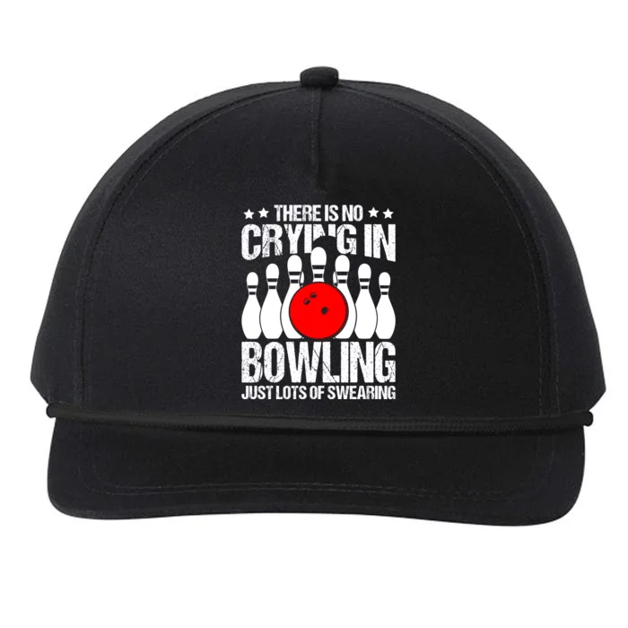 Funny Bowling Snapback Five-Panel Rope Hat