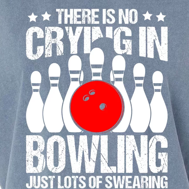 Funny Bowling Garment-Dyed Women's Muscle Tee