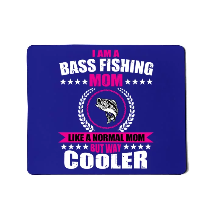 Funny Bass Fishing Mom Largemouth Bass Fish Gift Mousepad