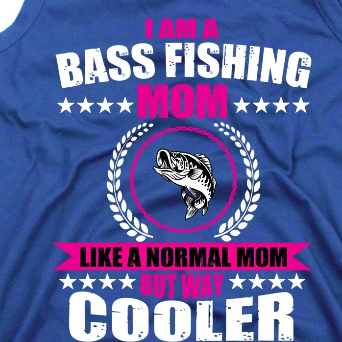 Funny Bass Fishing Mom Largemouth Bass Fish Gift Tank Top