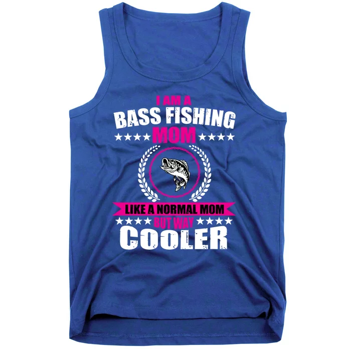 Funny Bass Fishing Mom Largemouth Bass Fish Gift Tank Top