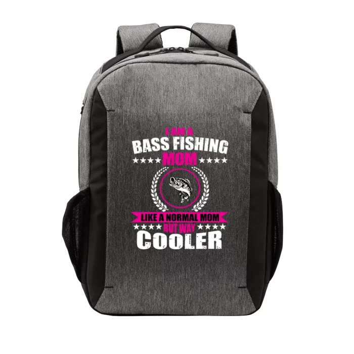 Funny Bass Fishing Mom Largemouth Bass Fish Gift Vector Backpack