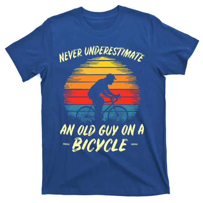 Funny Bicycle Fathersday Grandpa Outdoor T-Shirt