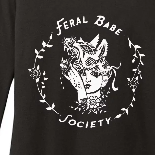 Feral Babe Womens CVC Long Sleeve Shirt