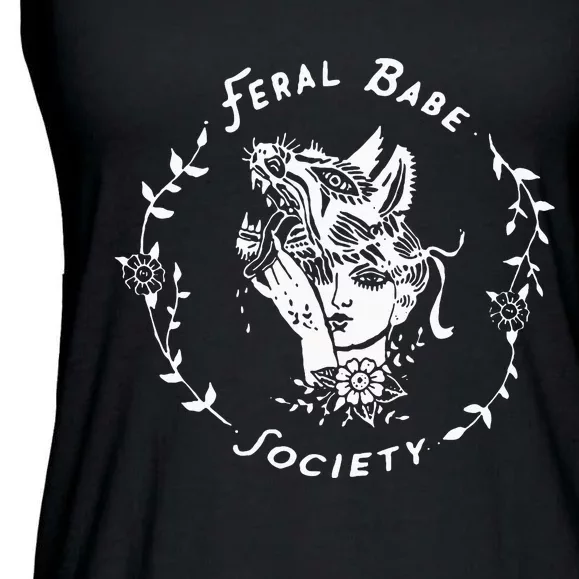 Feral Babe Ladies Essential Flowy Tank