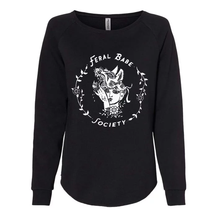 Feral Babe Womens California Wash Sweatshirt